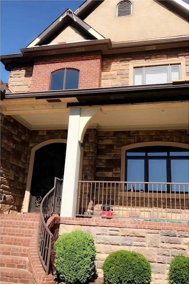 Front entry before painting in Nashville TN